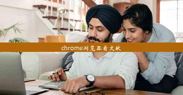 chrome浏览器看文献