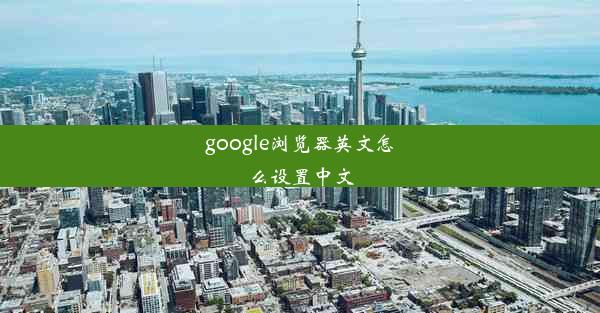 google浏览器英文怎么设置中文