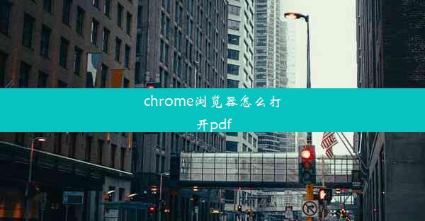 chrome浏览器怎么打开pdf