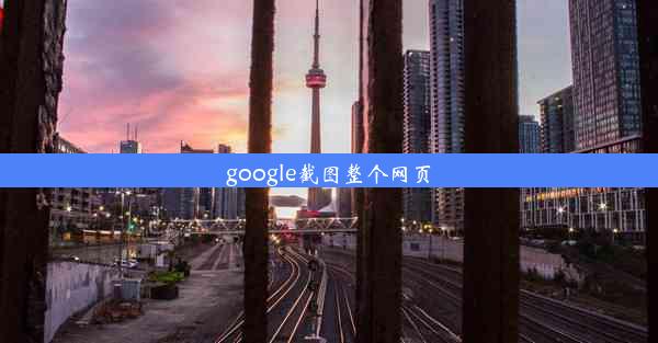 google截图整个网页