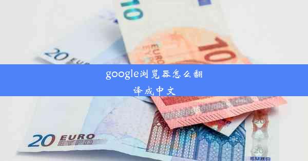 google浏览器怎么翻译成中文