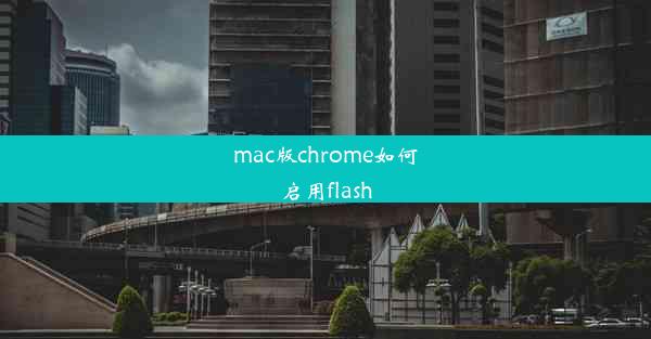 mac版chrome如何启用flash