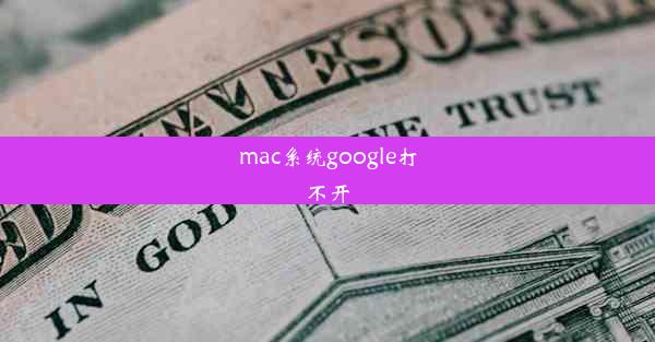 mac系统google打不开