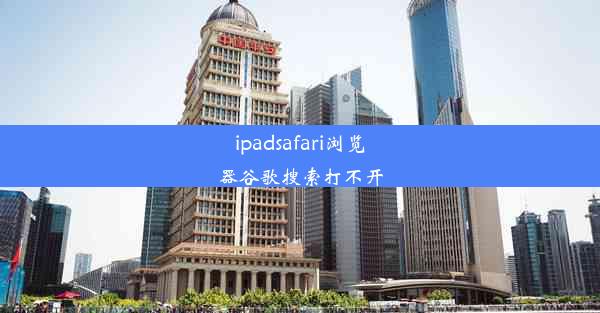 ipadsafari浏览器谷歌搜索打不开