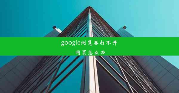 google浏览器打不开网页怎么办