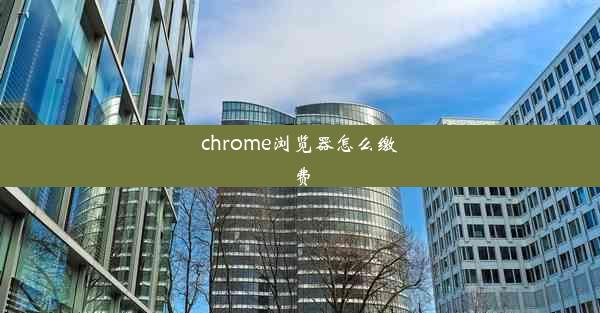 chrome浏览器怎么缴费