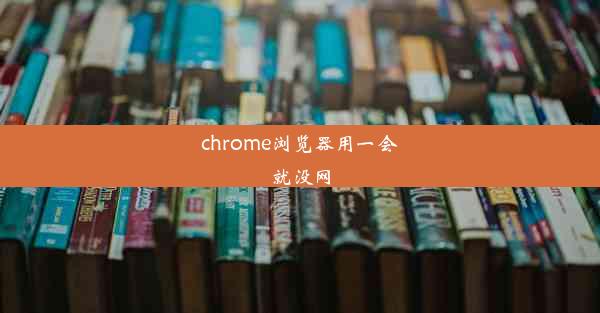 chrome浏览器用一会就没网