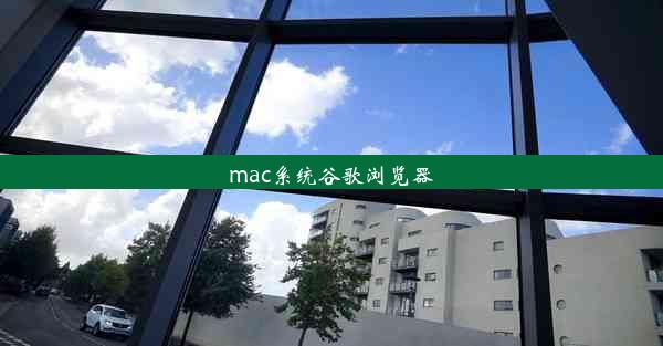 mac系统谷歌浏览器