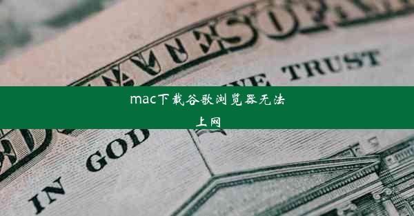 mac下载谷歌浏览器无法上网