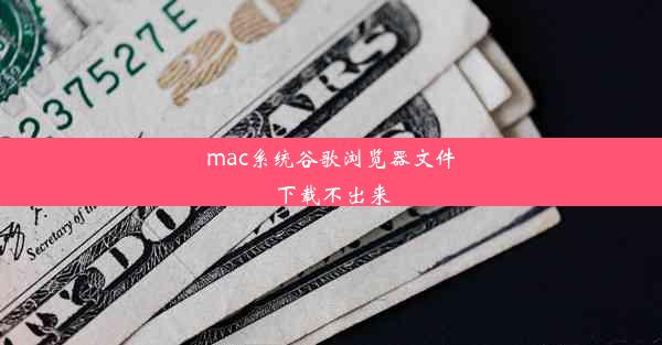 mac系统谷歌浏览器文件下载不出来