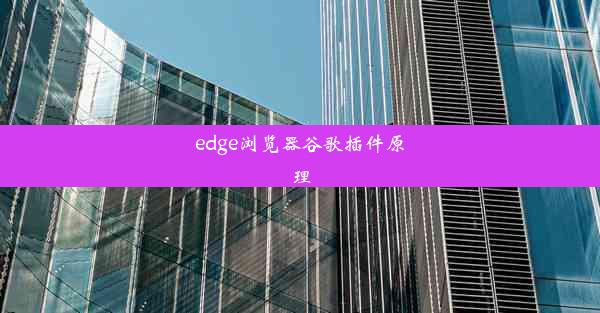 edge浏览器谷歌插件原理