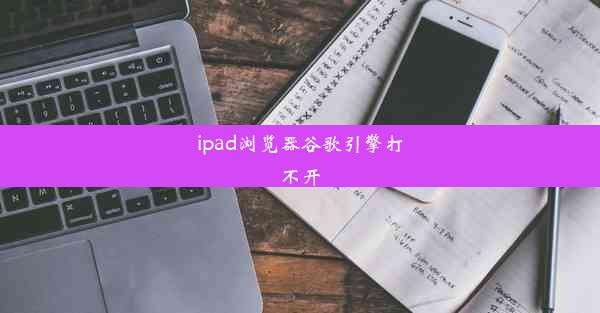 ipad浏览器谷歌引擎打不开