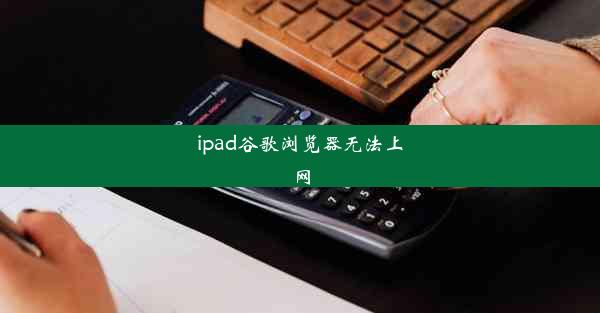 ipad谷歌浏览器无法上网