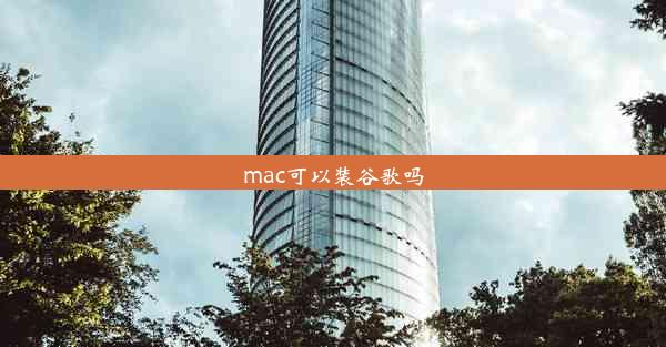 mac可以装谷歌吗