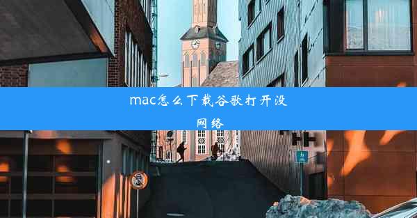 mac怎么下载谷歌打开没网络