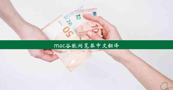 mac谷歌浏览器中文翻译