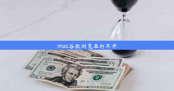 mac谷歌浏览器打不开