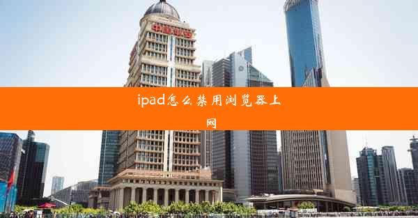 ipad怎么禁用浏览器上网