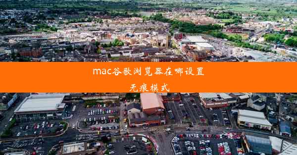 mac谷歌浏览器在哪设置无痕模式