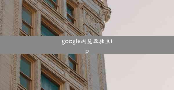 google浏览器独立ip