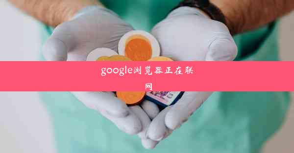 google浏览器正在联网