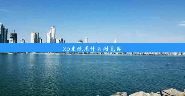 xp系统用什么浏览器