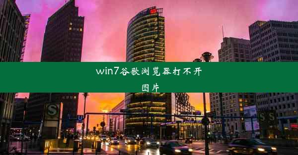 win7谷歌浏览器打不开图片