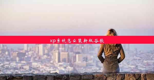 xp系统怎么装新版谷歌