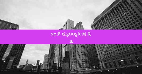 xp系统google浏览器