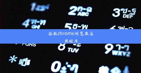 谷歌chrome浏览器应用程序