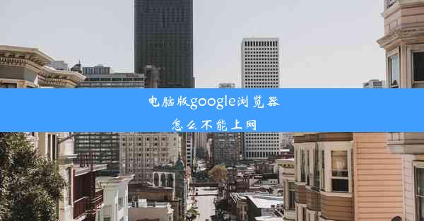 电脑版google浏览器怎么不能上网