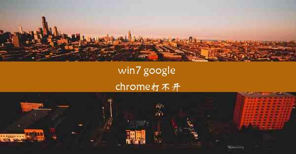 win7 google chrome打不开