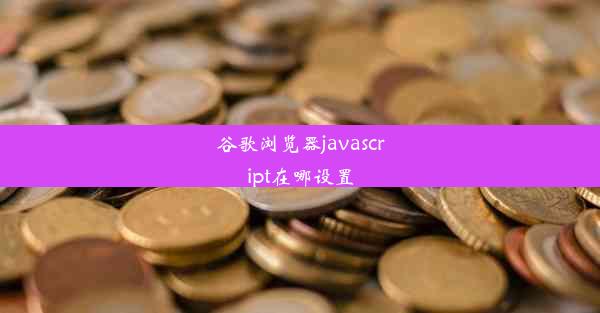 谷歌浏览器javascript在哪设置