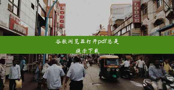 谷歌浏览器打开pdf总是提示下载