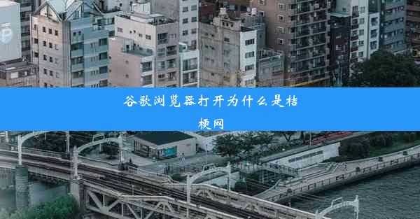 谷歌浏览器打开为什么是桔梗网