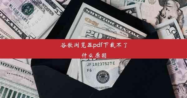 谷歌浏览器pdf下载不了什么原因