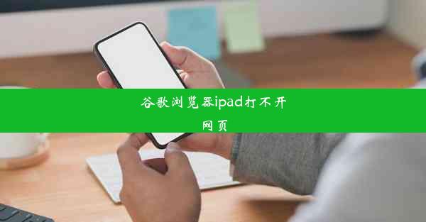 谷歌浏览器ipad打不开网页