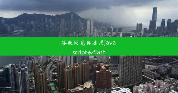 谷歌浏览器启用java script和flash