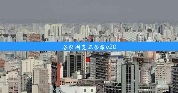 谷歌浏览器荣耀v20