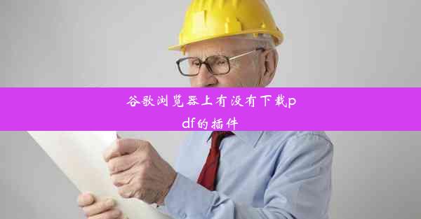 谷歌浏览器上有没有下载pdf的插件