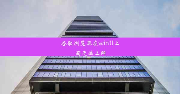 谷歌浏览器在win11上面无法上网