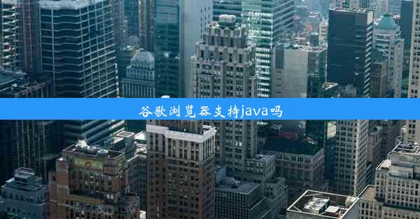 谷歌浏览器支持java吗