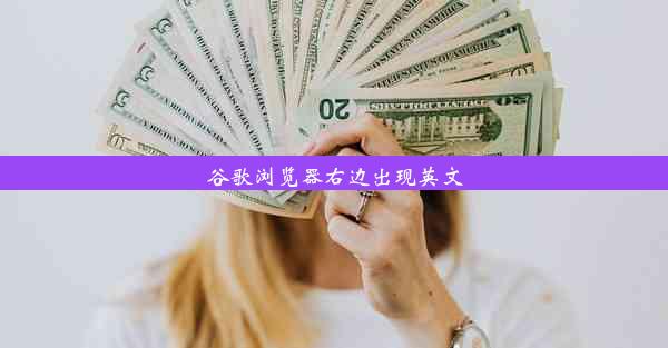 谷歌浏览器右边出现英文