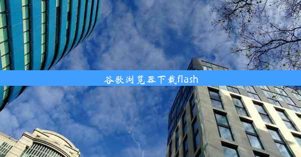 谷歌浏览器下载flash