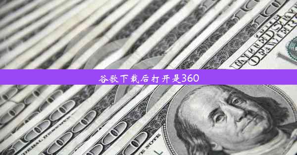 谷歌下载后打开是360