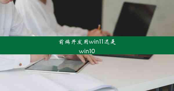 前端开发用win11还是win10