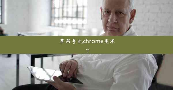 苹果手机chrome用不了