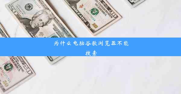 为什么电脑谷歌浏览器不能搜索