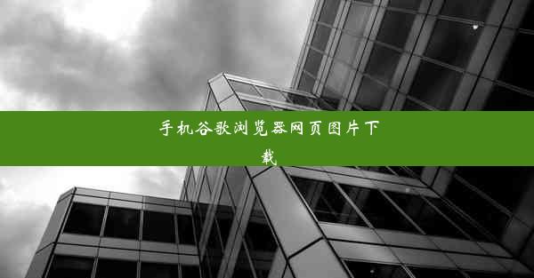 手机谷歌浏览器网页图片下载