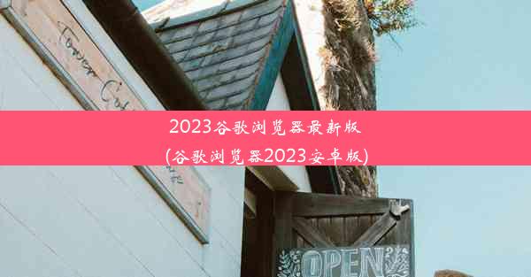 2023谷歌浏览器最新版(谷歌浏览器2023安卓版)